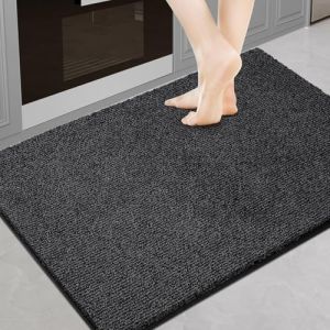 DOMUSTEX Paillasson Interieur Entrée 60 x 90 cm, Tapis d'entrée Antidérapant et Lavable en Machine, Tapis de Cuisine, Idéal pour Chien, Porte, Passage, Salle de Bain ou Sol (DOMUSTEX EU, neuf)