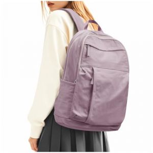 HYC00 Sac à Dos Femme Sac à Dos Scolaire Fille Collège Ado Sac Ecole Sac à Dos Scolaire Lycée Sac à Dos Unisexe Loisir Backpack Sac à Dos Ordinateur Portable 15.6 Pouces Femme sac à Dos Voyage,Violet (SUNMOP, neuf)