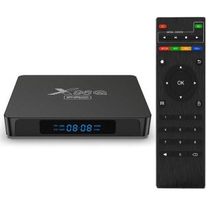 X96&lrm;&lrm;&lrm;&lrm;&lrm;&lrm;&lrm;&lrm;&lrm;&lrm;&lrm;&lrm;&lrm;&lrm;&lrm;&lrm;&lrm;&lrm;&lrm;&lrm;Q Pro d&eacute;codeur Multim&eacute;dia de Diffusion en continu 2Go/16Go Lecteur x96mini Smart TV Box WiFi, avec Allwinner H313, TV Box Android 10.0 Prend en Charge 4K HD, H256 (MY TNT, neuf)