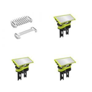 Lames de rasoir compatibles avec One Blade, lot de2/3/4/6, pour rasoir/tondeuse électrique Philips One Blade avec Sabots Protecteur de peau intime et peigne corporel de 3 mm Sabots pour (3) (SMU.co., neuf)
