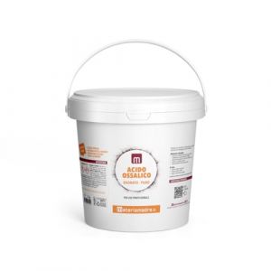 Acide oxalique pur, poudre sémolée, seau de 3 kg (Materiamadre, neuf)