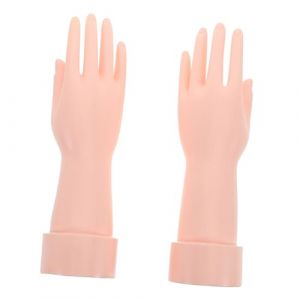 PACKOVE 2pièces Support à Bijoux Forme De Main Porte-bijoux Vertical Pour Anneaux Et Gants Décoration De Bureau Pour Accessoires Et (Spring TU, neuf)