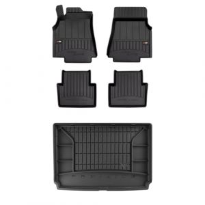 MOTOS Kit de tapis de sol en caoutchouc et tapis de coffre pour Mercedes-Benz A Classe W169 2004-2012 Am&eacute;liorez votre confort de voyage avec tapis antid&eacute;rapant voiture 3D- Tapis de sol voiture tous te (MOTOS EU, neuf)
