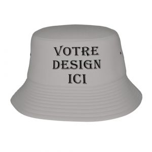 ROHBVMN Bob Personnalisable Casquettes personnalis&eacute;e Chapeau de P&ecirc;cheur personnalis&eacute; Chapeau sur Mesure avec Photo/Logo/Texte,cr&eacute;ez Votre Propre Chapeau de Soleil pour Hommes & Femmes (Magasin sur Mesure 2025 Fr, neuf)