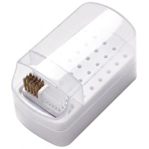 TOYZFRIENDY Organisateur De Forets &Agrave; Ongles Porte-Forets Forets Pour P&eacute;dicure Accessoires Pour Proth&eacute;sistes Ongulaires &Eacute;tui De Rangement Pour Forets &Agrave; Gros Grains Porte-Forets (Muliuin, neuf)