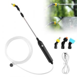 Pulverisateur Electrique, 62cm Pulvérisateur Électrique de Jardin, Pulverisateur de Jardin, Pulvérisateur Jardin avec 3 Buses Réglables et Tuyau de 5 m, pour L'irrigation Pelouse et Lavage de Voiture (Astronomy Sp. z o.o., neuf)