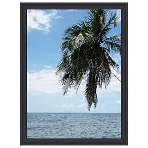 Caisse américaine pour Une Toile Format Paysage 12 46x61 / 61 x 46 Cadres Caisse Americaine Noir, 4 cm de Largeur, Cadre en Bois (RK Cadres, neuf)