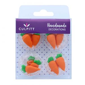 12 décors en sucre carottes - Culpitt (The Fab Food Group Ltd, neuf)