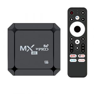 MXQ Pro 5G 4K Android TV 12.1 Box Ram 1GB ROM 8GB Android Smart Box H.265 HD 3D Dual Band 2.4G/5G WiFi Quad Core Home Media Player (esalechina, neuf)