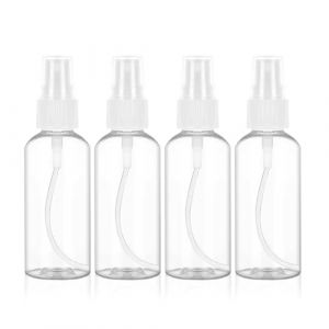 Yeenano Flacon Vaporisateur Vide,4 PCS 20ML Flacon Spray Vide Vaporisateur Parfum Bouteille Petite Bouteille Plastique Pulv&eacute;risateur Atomiseur pour Lotion Parfum Cosm&eacute;tique Transparente Voyage (YEEMAN, neuf)