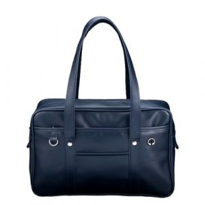 CLSSLVVBN Sac &agrave; Main Japonais l&eacute;ger pour Uniforme d'&eacute;tudiant, Sac &agrave; bandouli&egrave;re en Cuir PU &eacute;tanche pour Ordinateur Portable Japonais d&eacute;contract&eacute;, Bleu fonc&eacute; (longkoujinlonggongchengjixiepeijianyouxiangongsi, neuf)