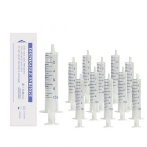 Seringue en Plastique Stérile de 10 mL, 50 Pièces, Seringue en Plastique sans Aiguille, Seringue pour Liquide, Adaptée aux Laboratoires Scientifiques (ALWSCI Technologies, neuf)