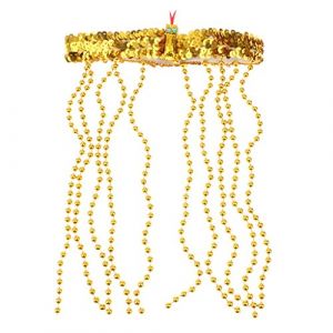 Serre-tête en perles égyptiennes Cléopâtre pour femme - Bijou de déguisement - Serpent - Doré (hefeixunqi, neuf)