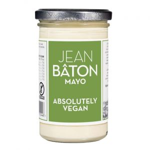 Jean Bâton mayonnaise végétalienne mayonnaise végétale purement végétale Absolutely Vegan (1 x 245 ml) (atundo-shop, neuf)
