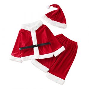 Costume Noel Bebe garçon,Chausson Noel Bebe Tenue de Costume Infantile Deguisement pour Bebe garçon Bodys et Combinaisons bébé garçon Costume Bebe Garcon Pyjama noël bébé (Maythere, neuf)
