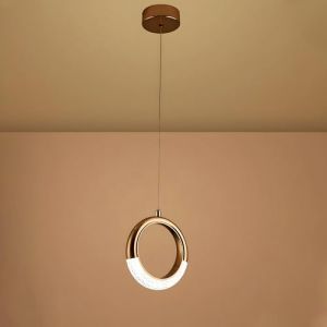 ZTWLEED Suspension Luminaire LED,5W LED Ronde Suspension 3000K/4000K/6000K Suspension En Cristal Moderne Hauteur Réglable Hauteur réglable pour Salon Chambre Cuisine Bar Café Diamètre 10CM (ZTWLEED, neuf)
