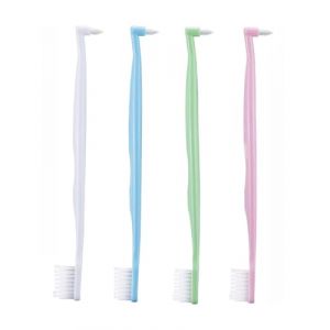 HUVZOR 4pcs brosses &agrave; dents orthodontiques double face en forme de V, brosette dentaires pour appareil dentaire et nettoyage des d&eacute;tails, &eacute;limination de la plaque dentaire et du tartre (Volumetech OU, neuf)