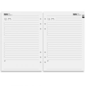 Agenda Hebdomadaire 2026 A5 Recharges de Calendrier 6 Trous, Agenda Mensuel 2026 1er Janvier-31 D&eacute;cembre avec Organiseur Personnel, Contacts, Journal Recharge 100GSM Recharge de Papier pour Calendrier (joy&ins, neuf)