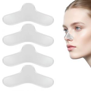 Protection Masque Apn&eacute;e Sommeil Nez Strips,4 pcs Coussinets En Gel Pour Masque Apn&eacute;e du Sommeil,Protection Apn&eacute;e du Sommeil Ensemble De Coussinets Nasaux (AMAAL ABD LIMITED, neuf)