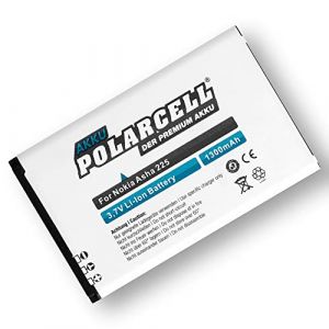 PolarCell BL-4UL Batterie pour Nokia 3310 (2017) - 3310 3G - 3310 4G - Nokia 225/225 Dual SIM - Asha 225/225 Dual SIM - Asha 500/500 Dual SIM - Batterie de rechange puissante 1300 mAh - Cellules de (Wannsee-Electronic, neuf)