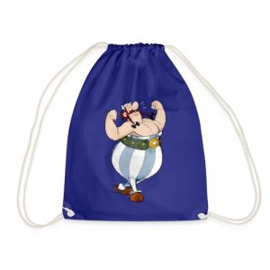 Spreadshirt Ast&eacute;rix Et Ob&eacute;lix Fort Sac &Agrave; Dos Cordon, taille unique, bleu roi (Spreadshirt France, neuf)