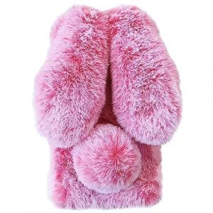 Tivenfezk Nadoli Lapin Coque pour Xiaomi Redmi Note 12 Pro 5G,Hiver Oreille De Lapin Peluche Fausse Fourrure Cover Femmes Filles Belle Duveteux Arri&egrave;re Bunny &Eacute;tui Housse (Nadoli, neuf)