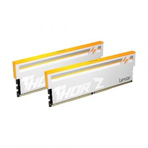 Lexar Thor Z Series RGB DDR5 RAM DDR5 32Go Kit (2x16Go) 6000 MHz, DRAM UDIMM 288-Pin PC M&eacute;moire RAM de Bureau, M&eacute;moire Ordinateur DDR5 Haute Performance pour Intel XMP 3.0/AMD Expo, 1.35V Argent (YISAVE TECHNOLOGY (HK), neuf)