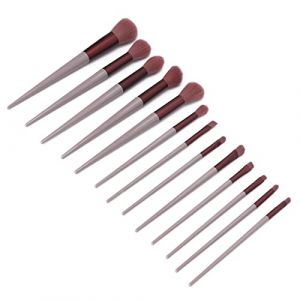 Yinhing Ensemble Complet de 13 Pinceaux de Maquillage avec Pinceaux pour Fard à Paupières en Poudre de qualité Supérieure, une Collection de Cosmétiques élégante pour l'application du Maquillage (Antilog, neuf)
