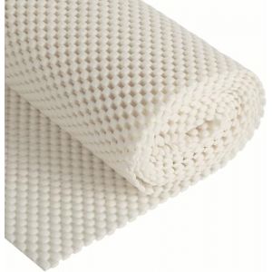 KAHEIGN Tapis Antidérapant Polyvalent, 50CM x 200CM PVC Tapis Anti Dérapant Doublure D'Étagère de Tiroir Tapis de Coussin de Sol Imperméable pour Maison Bureau Voitures Cuisine Salle de Bain (Blanc) (KAHEIGN-EU, neuf)