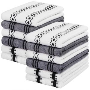 HOMEXCEL Lot de 12 chiffons de nettoyage en microfibre de qualit&eacute; sup&eacute;rieure, non pelucheux, anti-rayures, tr&egrave;s absorbants, r&eacute;utilisables pour cuisine, voiture et maison (BIG PEAR LIMITED, neuf)
