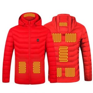 Yolimok 2024 Veste Chauffante Manteau Doudoune Chauffant Homme Femme &eacute;Lectrique Usb V&ecirc;Tement De Chauffage Avec 8 Zones De Chauff&eacute; Gilet Chaud Lavable Pas Cher Chauffant Veste Pour Ski P&ecirc;Che (YAOJIWANG  FR, neuf)