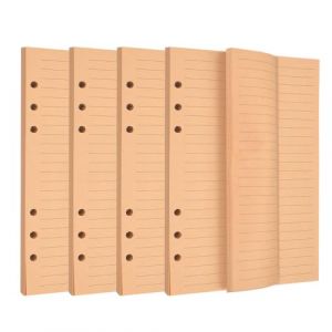 Ulluthu 240 Feuilles Papier de Recharges A5, Recharge de Papier 6 Trous Feuillets pour Carnet &agrave; Anneaux Feuillets Mobiles Refill Paper Feuilles A5 Re-charge Papiers pour Carnet Agenda Journal Tableau (SYF-1987, neuf)