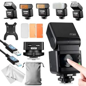 Godox iT32 Flash Appareil Photo TTL avec D&eacute;clencheur X5F pour FUJIFILM, 2.4G HSS 1/8000s, Auto/Manuel/Multi, Batterie Int&eacute;gr&eacute;e, Compatible avec X100VI XS20 XT30 II XT5 XM5 GFX50S X-T4 X-T3 X-E4 X-E5 (LetWell, neuf)