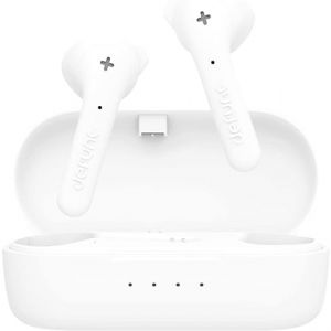 Defunc True Basic &Eacute;couteurs Intra-Auriculaires sans Fil &eacute;tanches IPX4 Bluetooth 5.0 avec Micro int&eacute;gr&eacute;, jumelage Automatique en Une &eacute;tape, Longue dur&eacute;e de Lecture et &eacute;tui de Chargement (Blanc) (Eurotronic, neuf)