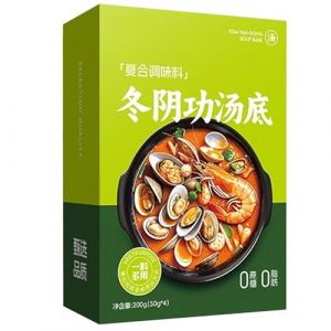 Base de Soupe Hot Pot Authentique, Choix de 4 Soupes, &Eacute;pic&eacute;e, Aux Champignons, &agrave; la Tomate, Bouillon Instantan&eacute; Enti&egrave;rement Naturel pour Fondue Chinoise, Nouilles, Ramen et Cuisine(Tom Yum Goong) (YYM99LMY, neuf)