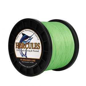 HERCULES Super Cast 10-300lbs Ligne de p&ecirc;che tress&eacute;e 100-2000m 109-2187yds Test pour Les Lignes de Poisson Tresse PE d'eau sal&eacute;e Superline 8 brins (Chase Goals Europe, neuf)