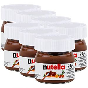 Ferrero Nutella World Lot de 7 pots en verre Chocolat 25 g (Bazar apetitprix, neuf)