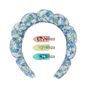 Disney Lilo & Stitch Lot de 4 pinces à cheveux et bandeau, Lilo & Stitch de Disney, Taille unique (Bixem, neuf)