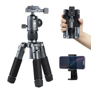 SIRUI Mini Trépied Appareil Photo de Bureau en Aluminium avec Rotule 360°, 52cm Trépied de Bureau Compact pour Caméscope Vidéo Appareil Photo Reflex Numérique, Charge Jusqu'à 10 kg, AM-TT50 (SIRUI Optical, neuf)