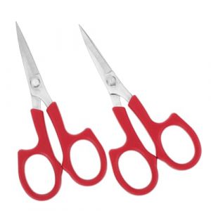 WOONEKY 2pi&egrave;ces Ciseaux Sourcil Professionnelle Et Tondeuse &agrave; Sourcils Outil De Beaut&eacute; Pour Coupe De Cheveux Barbe Pratique Pour Salon De Coiffure (Jan Yagers, neuf)