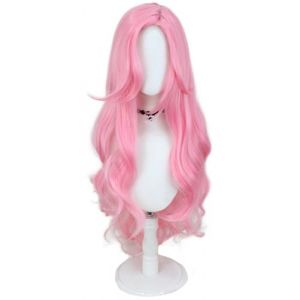 Kolegrial Fluttershy Cosplay Perruque Femme Rose 90CM Long Boucles Ondulées Perruque Déguisement Licorne Fluttershy Halloween Carnaval Fête Mascarade Costume Accessoires Anime Show Wig (shenzhenshixiningkeji, neuf)