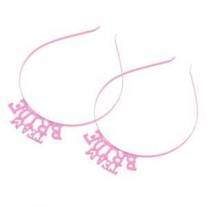 ERINGOGO 2 Pièces Accessoire Cheveux Mariage Métallique Rose Délicat Cerceau Cheveux pour Mariée Coiffure Élégant pour Fête et Anniversaire (Jehmal, neuf)