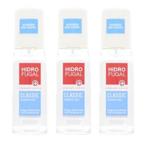 Hidrofugal Lot de 3 vaporisateurs anti-transpirants classiques, 75 ml chacun, protection puissante (Warenhaus Ebeling, neuf)