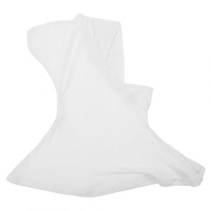 WRITWAA Cagoule Blanche Coton Merceris&eacute; Respirant Protection Visage Compl&egrave;te avec Couvre-front et Menton Unisexe pour Cyclisme Randonn&eacute;e et Sports de Plein Air (Wlonga, neuf)
