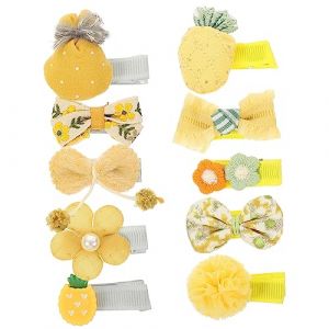 JOINPAYA 10Pièces Clips de Mignons pour Accessoires Colorés de Nœud Durables Parfaits pour Toutes Occasions (Leasndao, neuf)