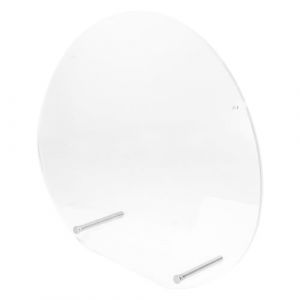 Outanaya Pr&eacute;sentoir &agrave; Masques en Acrylique Transparent 26x24 Cm, Support de Masque de Bureau Compact, Porte-masques Pratique pour Salon de Beaut&eacute; et Supermarch&eacute;, Outil D'affichage Solide (GModern, neuf)