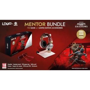 Lexip X Ubisoft Assassin's Creed Shadows Mentor : Jeu PS5 + Casque + Porte Casque (Pixminds Store, neuf)