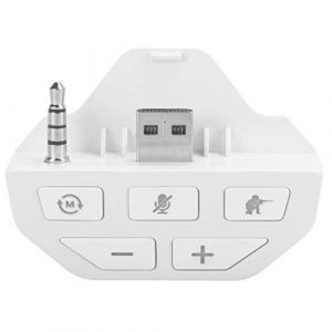KOSDFOGE Adaptateur de Casque pour Manette de Jeu sans Fil Xbox One avec Port Audio 3,5 mm et Fonctionnalité de Chat.(Blanche) (Kosdfoge, neuf)