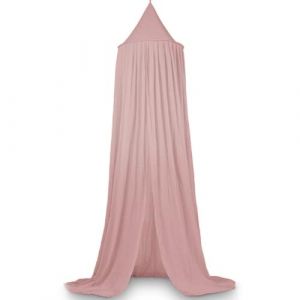 Deryan Baldaquin pour chambre d'enfant 245 cm – En 5 couleurs – Ciel de lit pour filles, garçons et bébés – Rideaux à baldaquin – Moustiquaire pour lit double – Ciel de lit bébé – Canopy – Rose (Deryan, neuf)