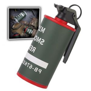 AQzxdc Grenade factice Tactique, mod&egrave;le r&eacute;duit de Grenade en Plastique, Accessoires d'&eacute;quipement Tactique CS Airsoft for Les Fans de l'arm&eacute;e, Accessoires de Film Cosplay en Plein air(M18-R) (AQzxdc Tactique Boutique, neuf)